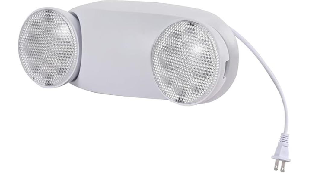 emergency led lights with backup