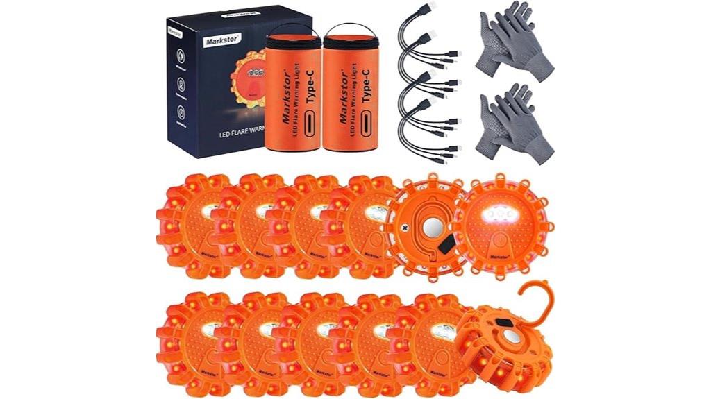 emergency led road flares