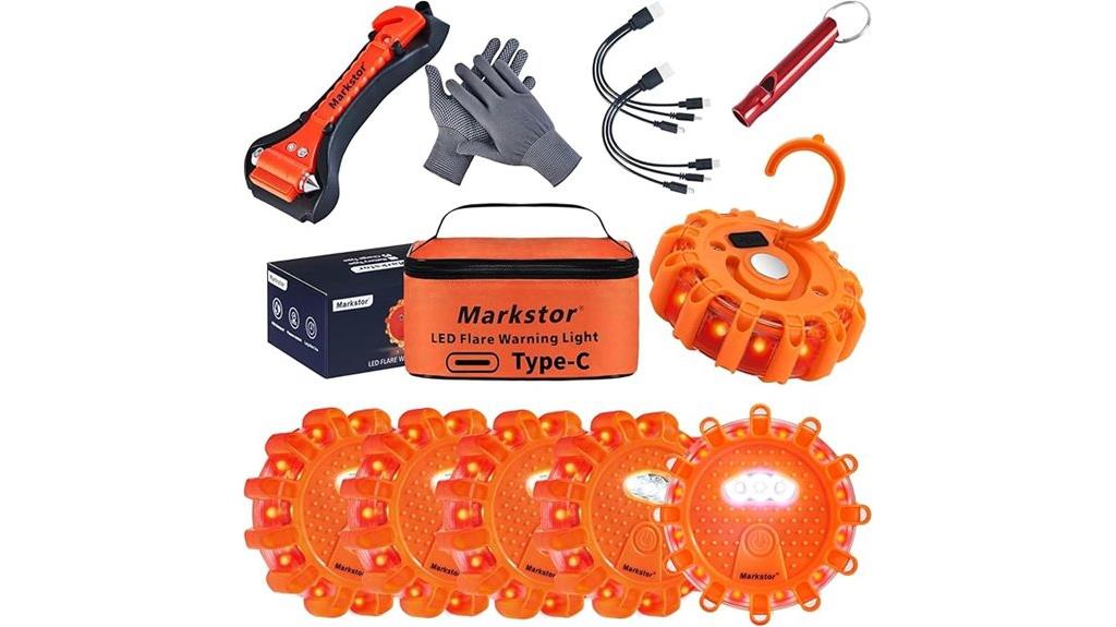 emergency led road flares