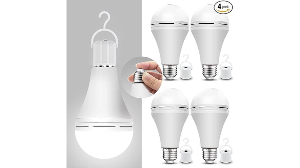 emergency rechargeable light bulbs