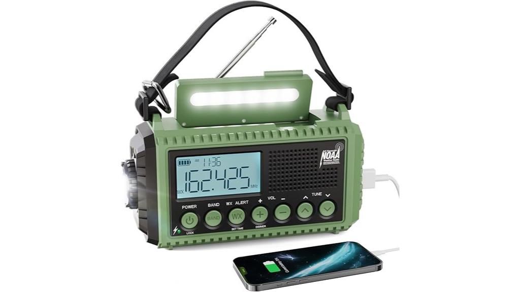 emergency solar radio charger