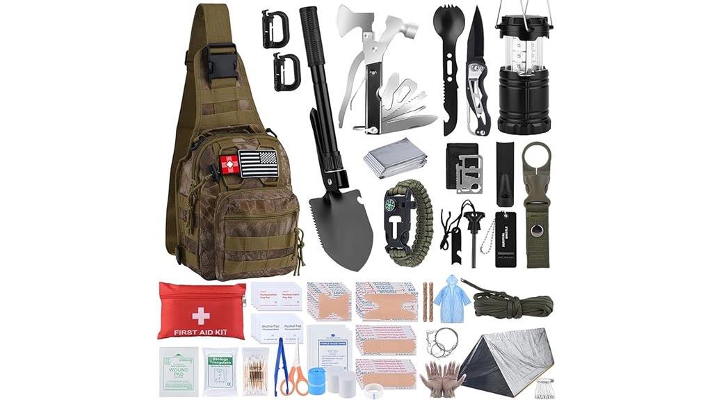 emergency survival kit 251 pieces