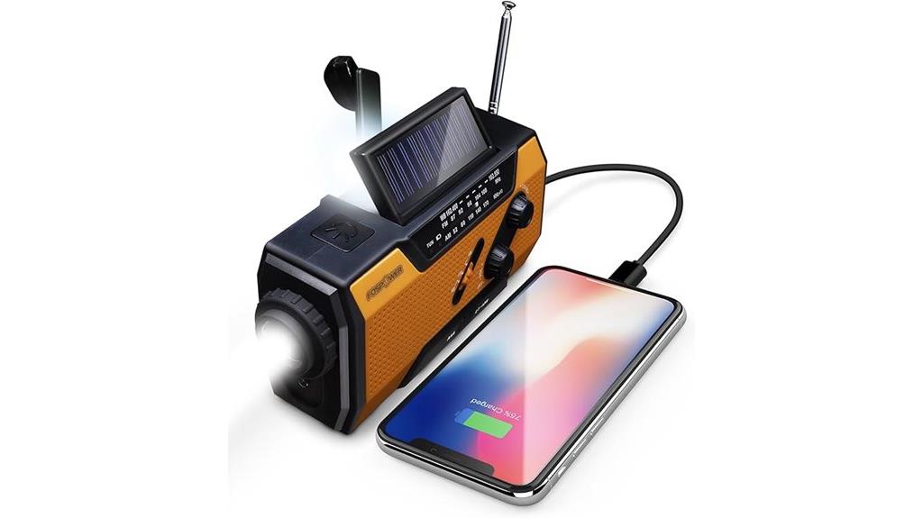 emergency weather radio with charger