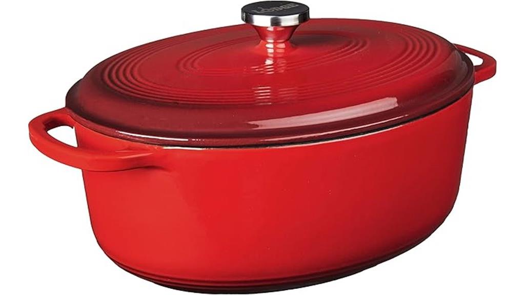 enameled 7 quart cast iron