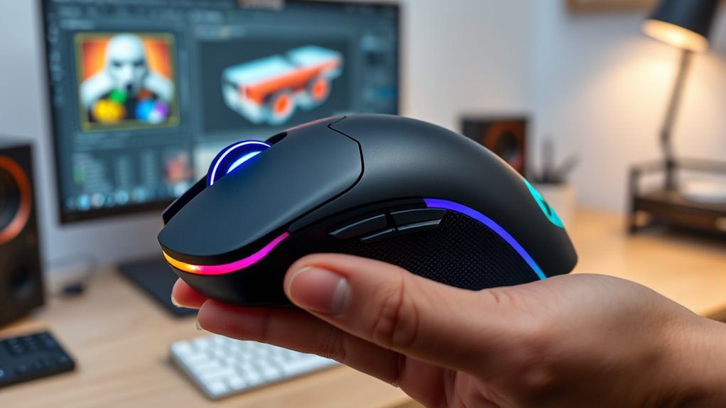 ergonomic precise customizable features