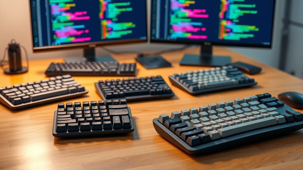 ergonomic split keyboard options