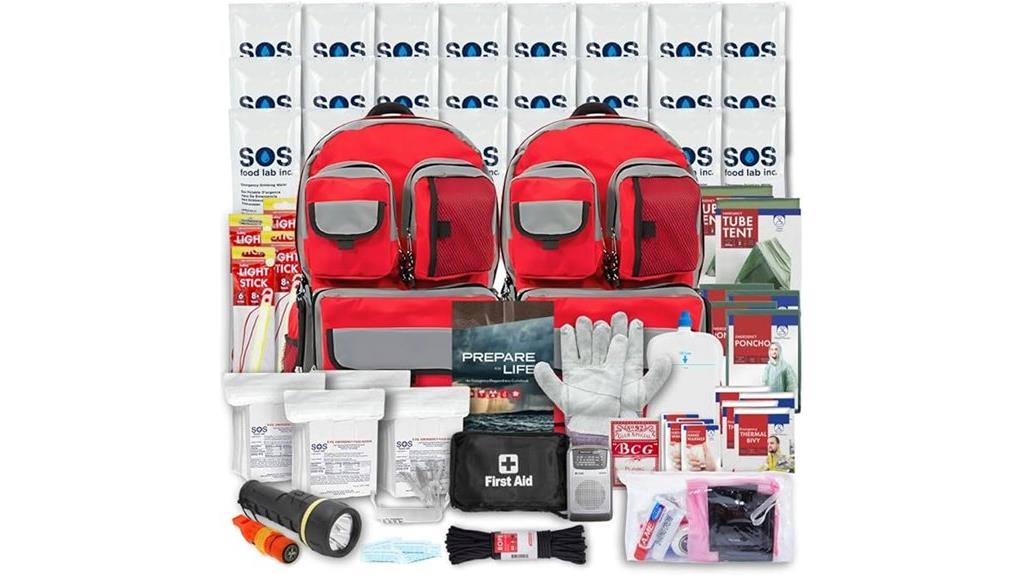 family survival backpack kit