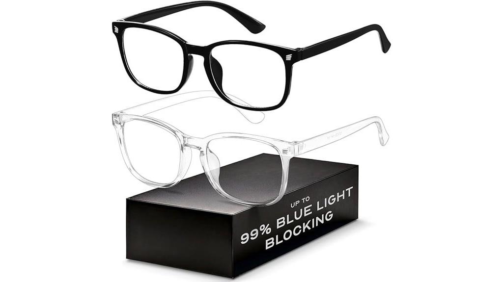 fashionable blue light glasses