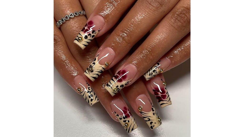 flowers adorn seasonal nails