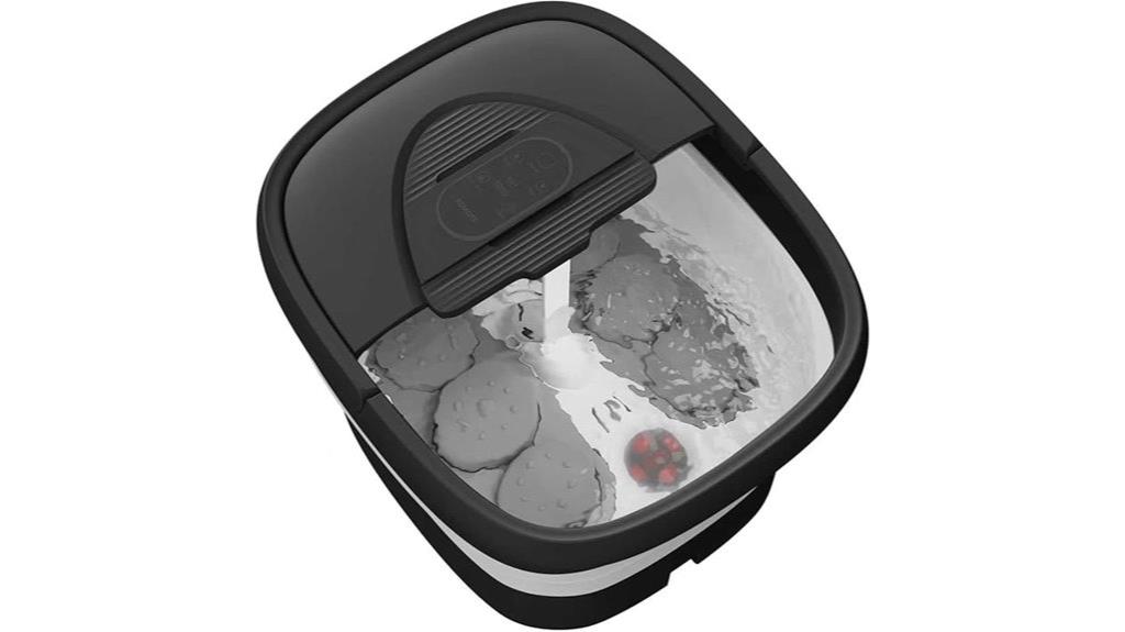 foldable heated foot massager