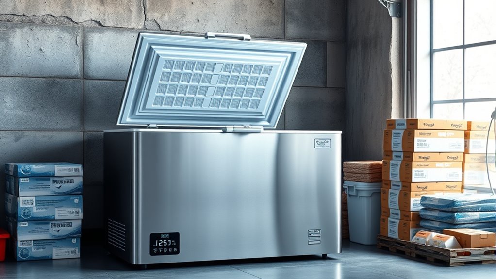 garage freezer selection tips