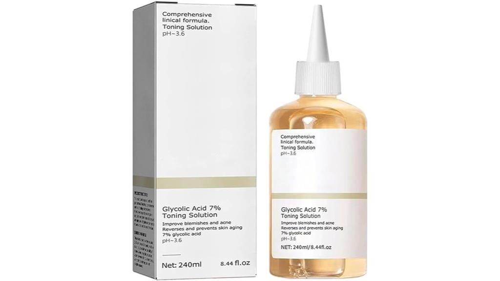 glycolic acid toning solution