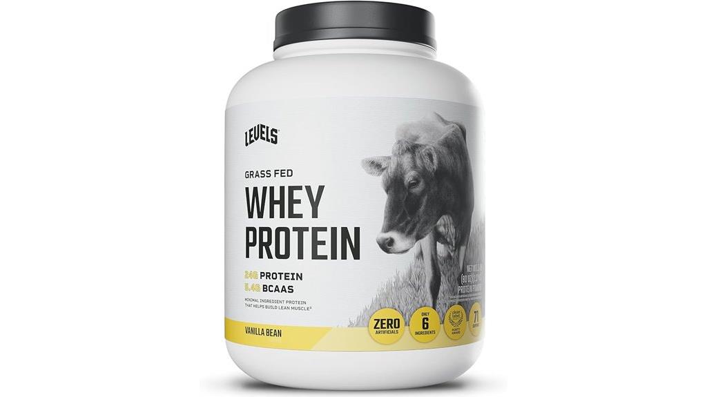 grass fed vanilla whey