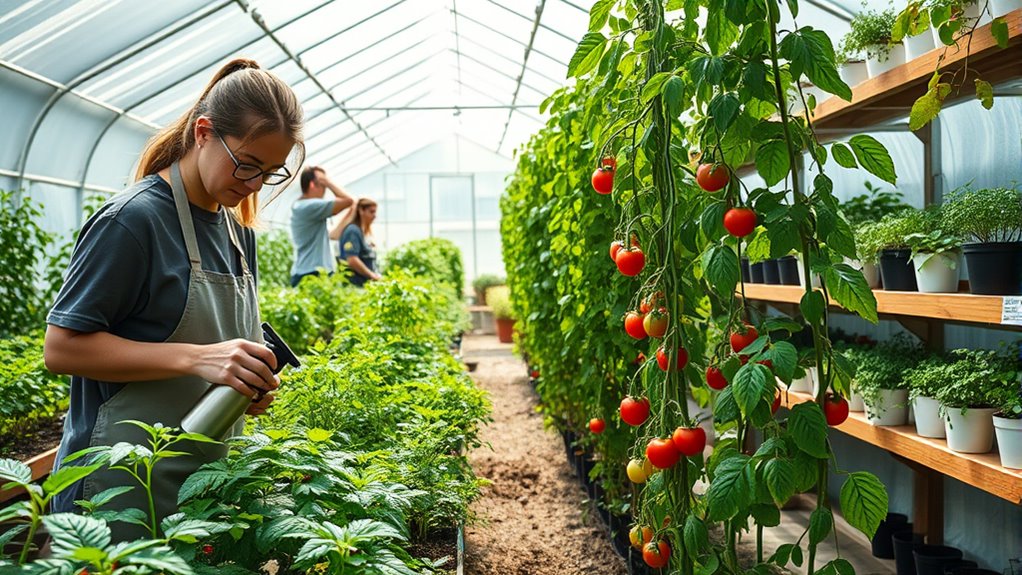 greenhouse volunteer responsibilities