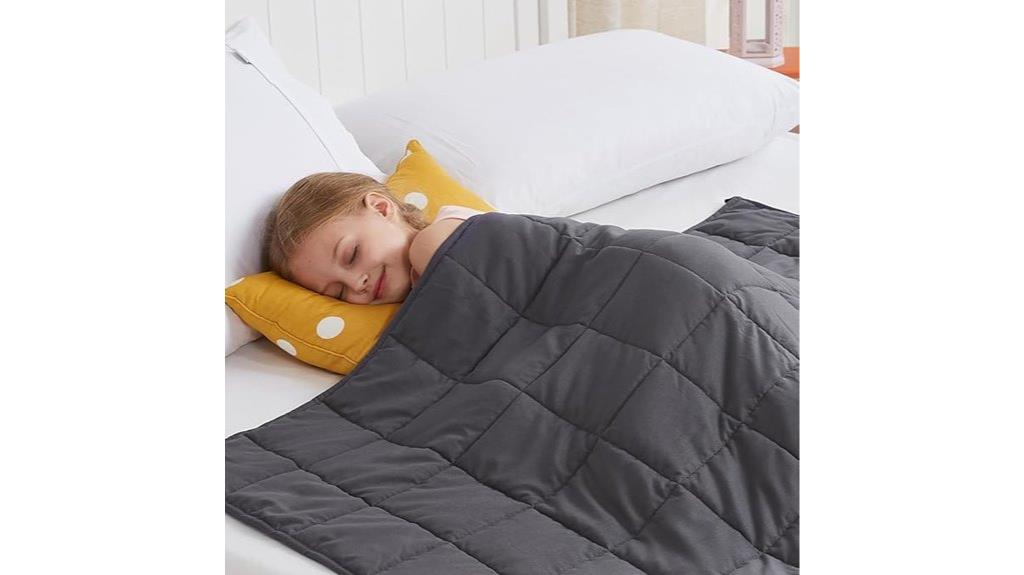 grey weighted blanket 7lbs