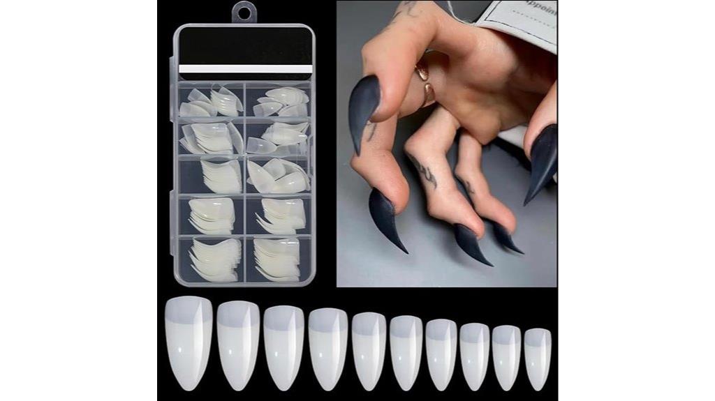 halloween nail tips kit