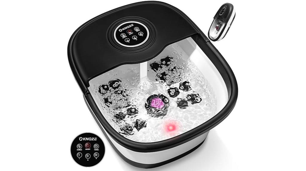 heated bubble foot spa