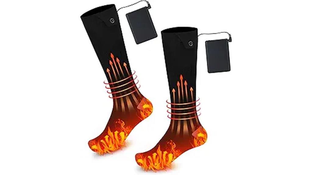 heated rechargeable battery socks