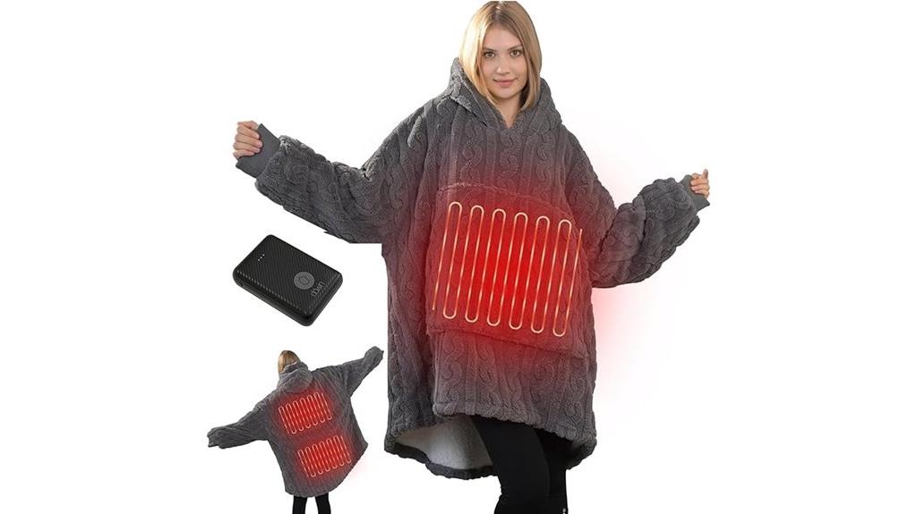 heated wearable blanket charger