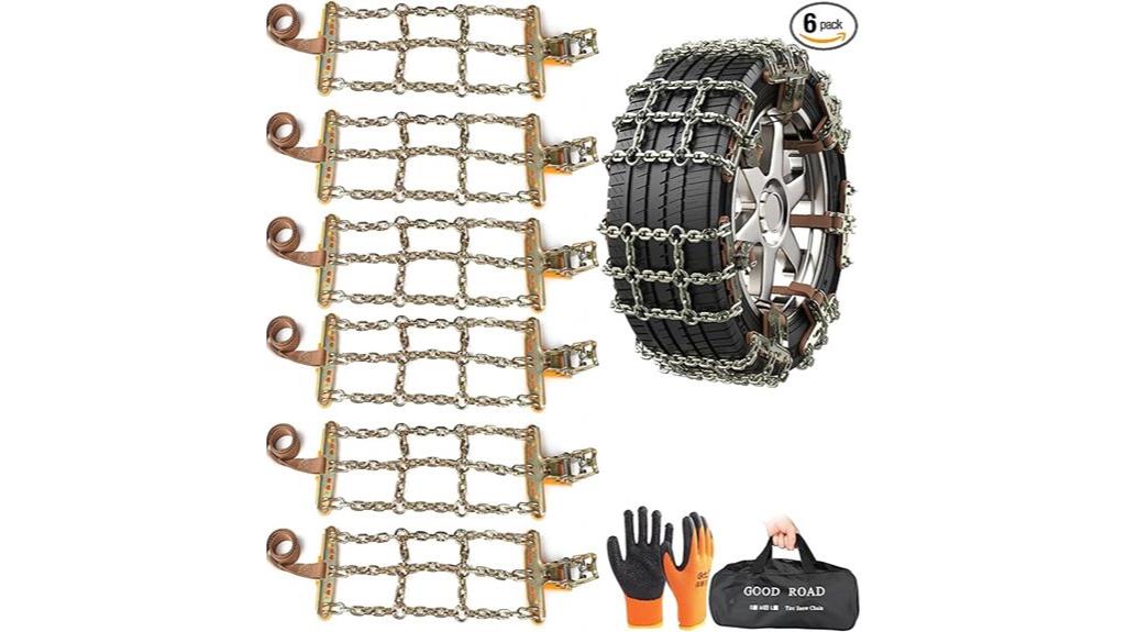 heavy duty truck snow chains