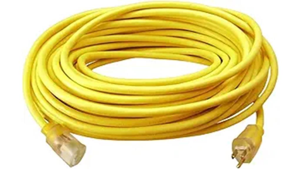 heavy duty yellow extension cord