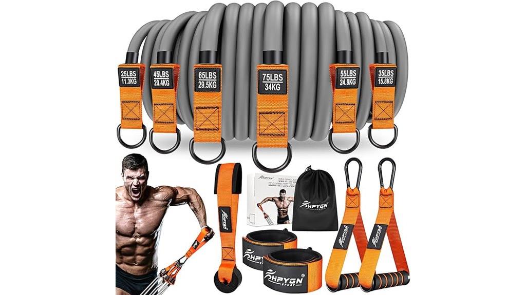 heavy resistance bands set