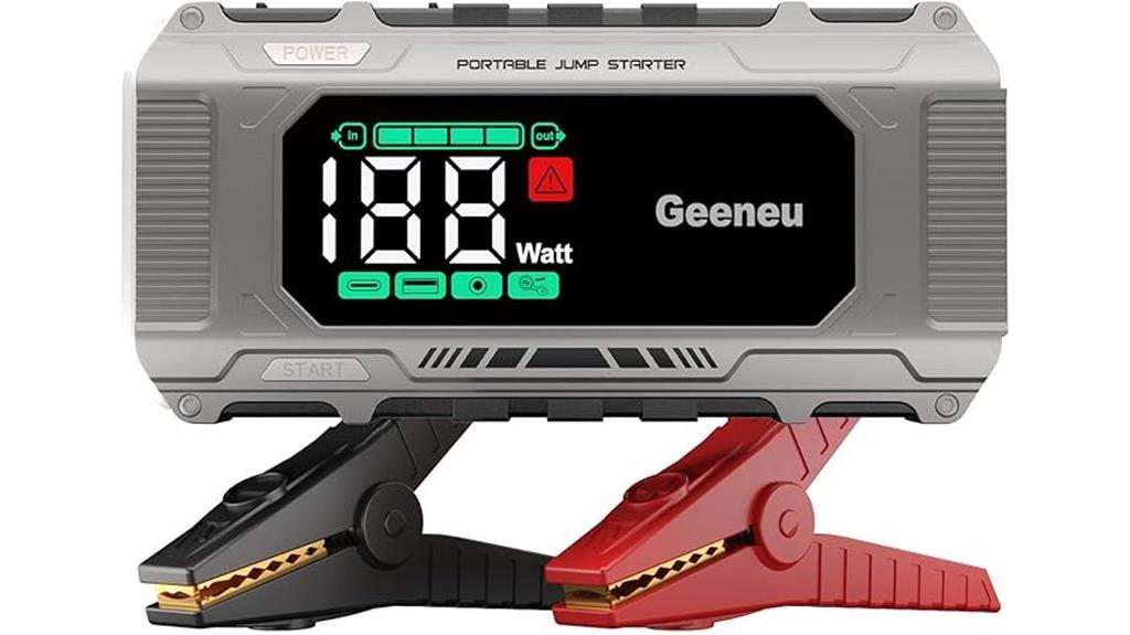 high power portable car jumpstarter