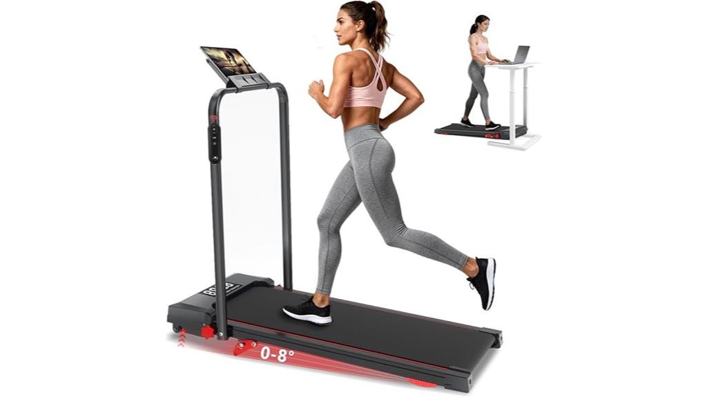 incline handle bar treadmill