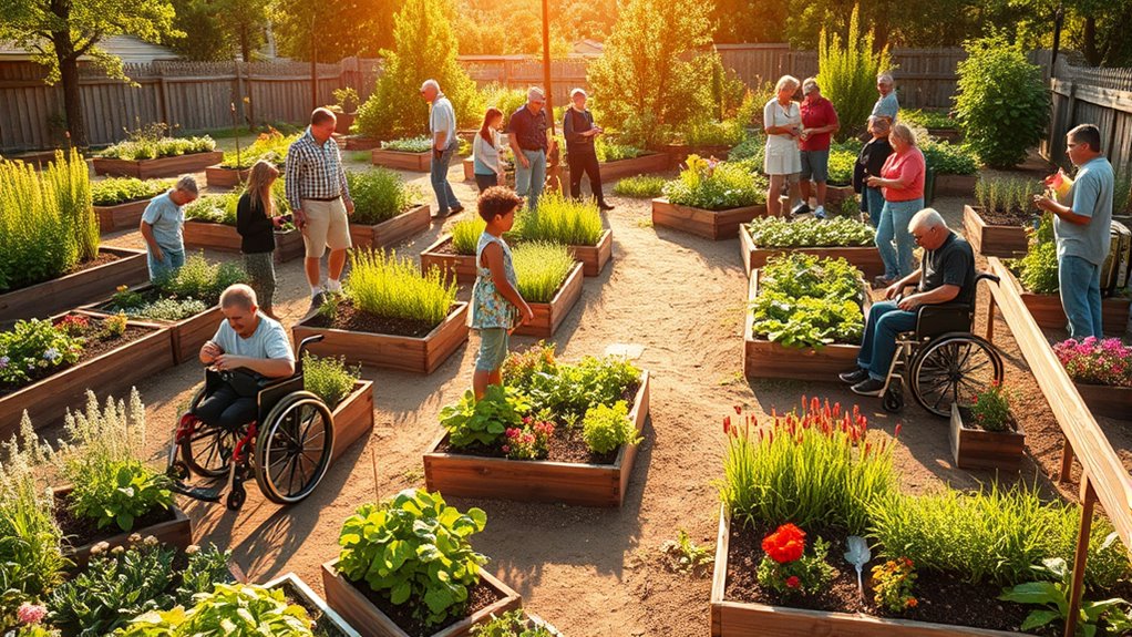 inclusive community gardening spaces