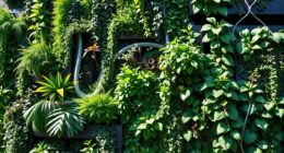 indoor green wall upkeep