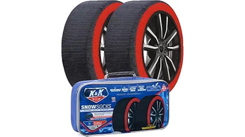 k k snow tire socks