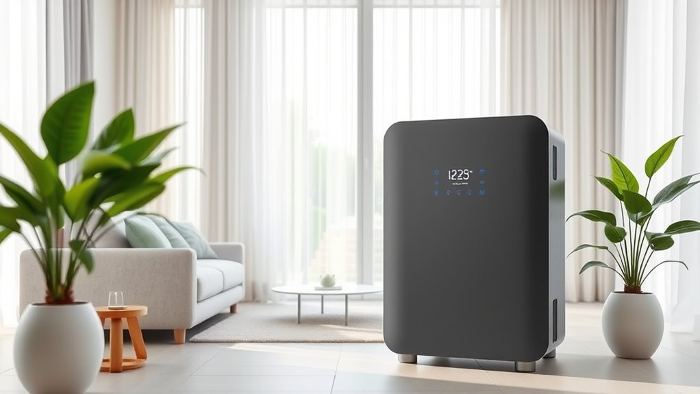 key air purifier features