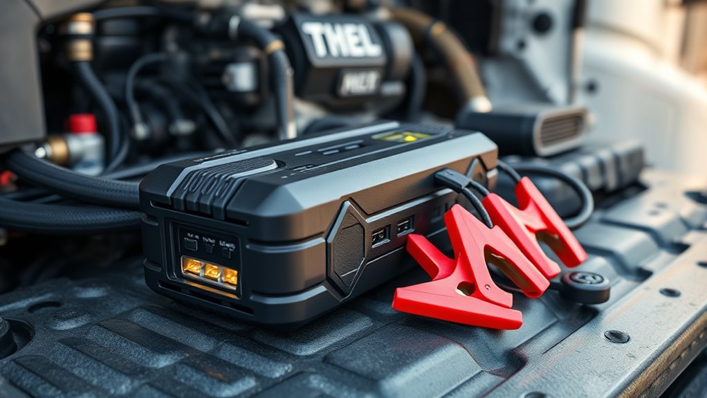 key jump starter factors