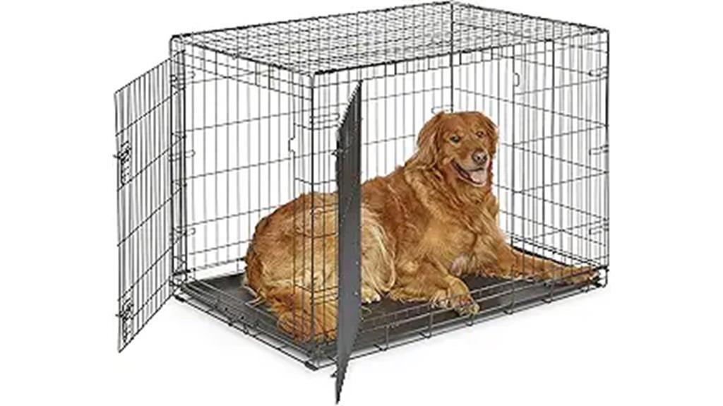 large breed metal crate