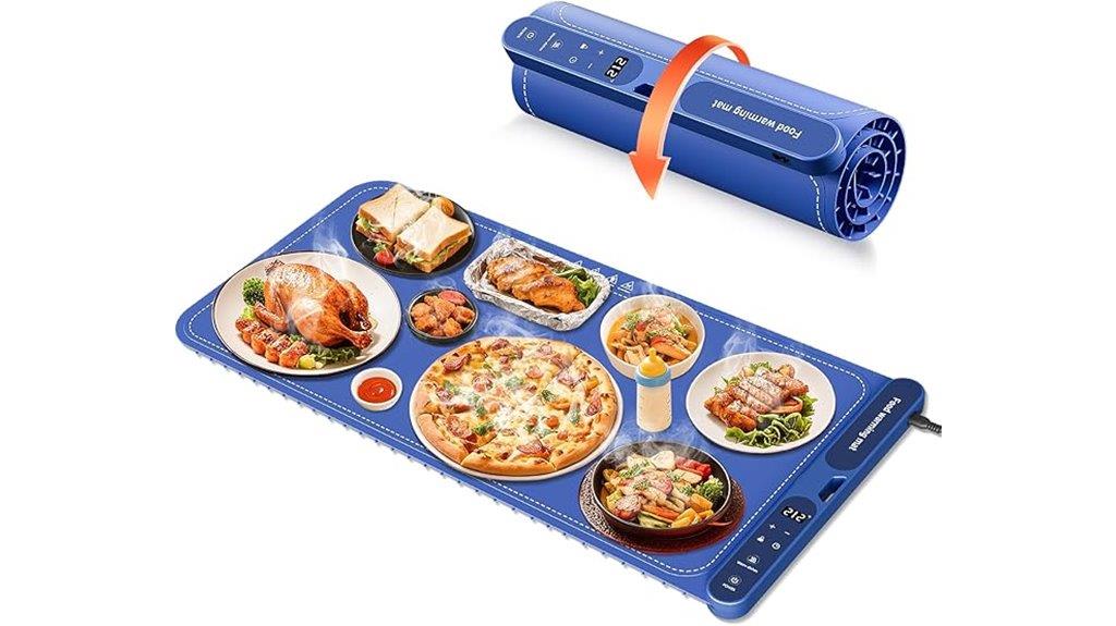 large electric silicone food warmer