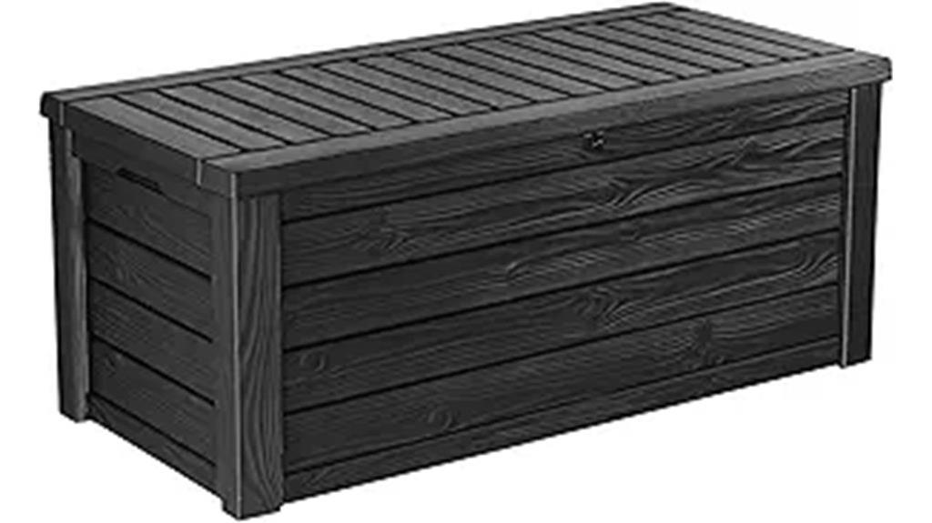 large outdoor resin storage box