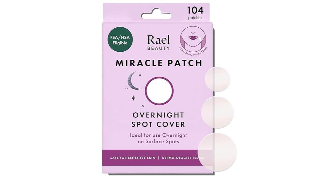 large pack of acne patches