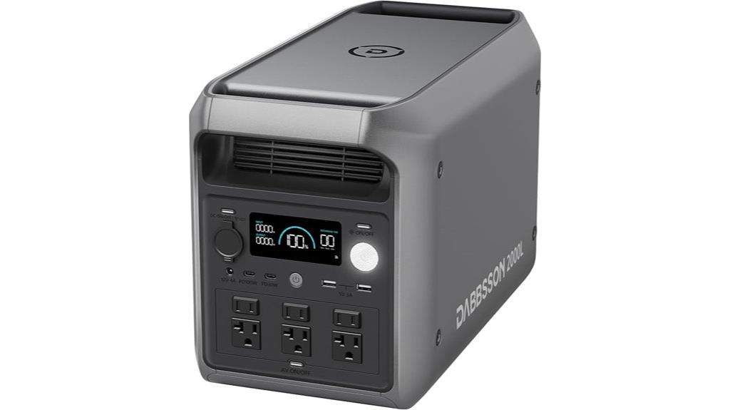 large portable solar generator