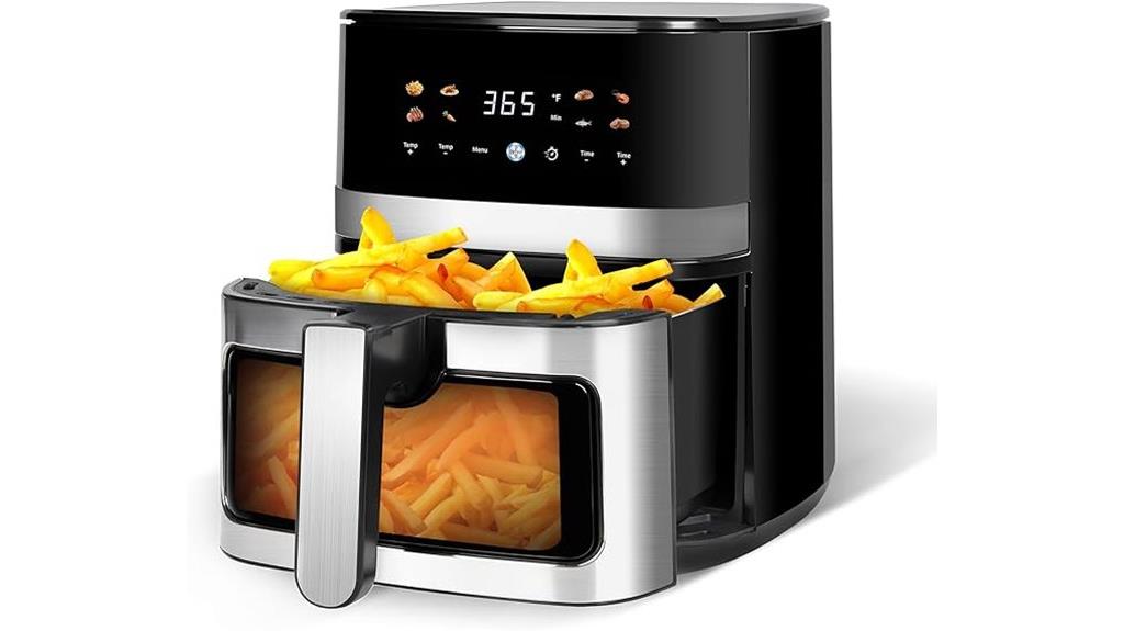 large viewable air fryer