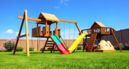 luxury backyard play sets