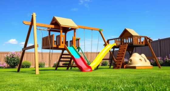 luxury backyard play sets