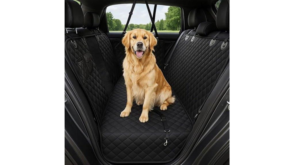 luxury canine back seat protector