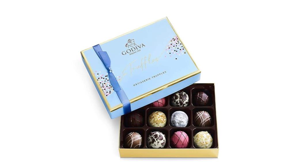 luxury chocolate truffle box