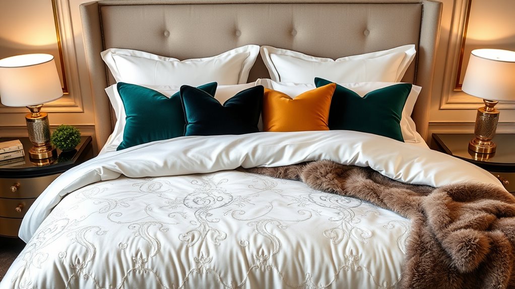 luxury king size bedding options