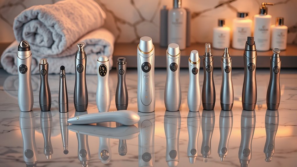 luxury microcurrent facial devices