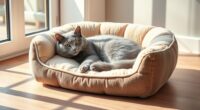 luxury orthopedic cat beds