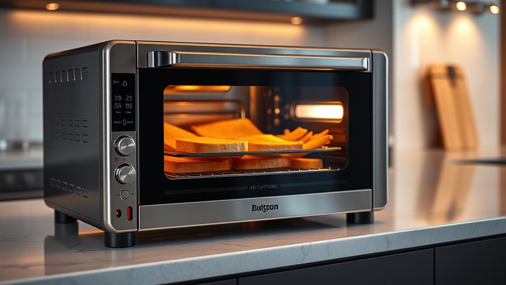 luxury toaster oven features