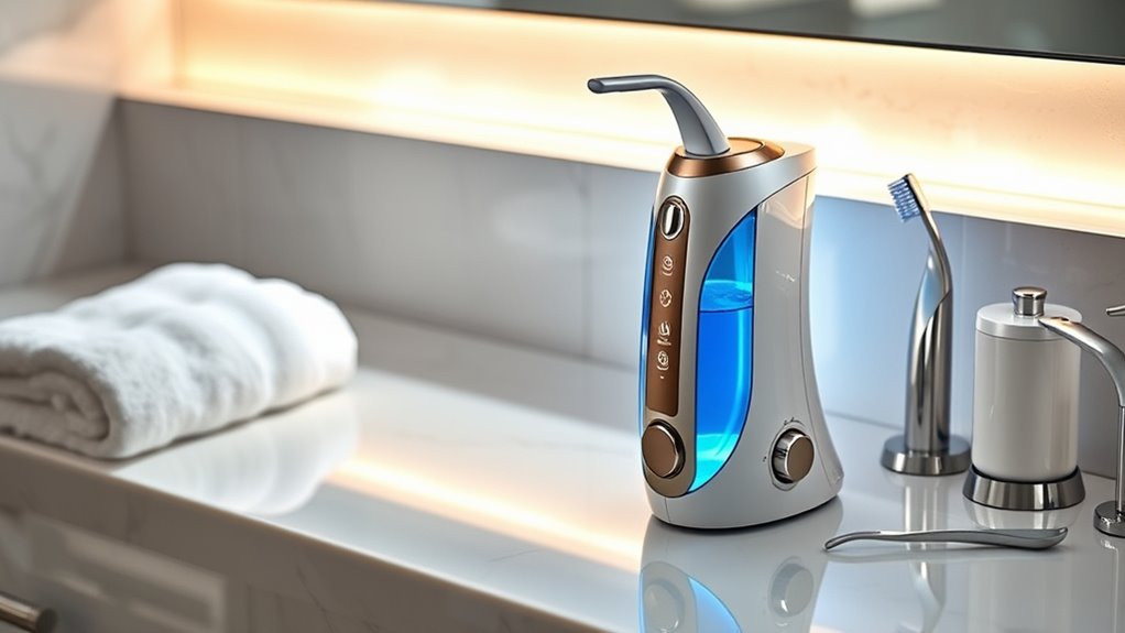 luxury water flosser features