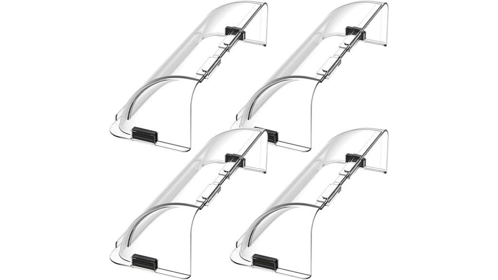 magnetic adjustable air deflectors