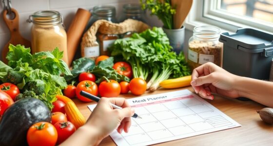 meal planning minimizes waste